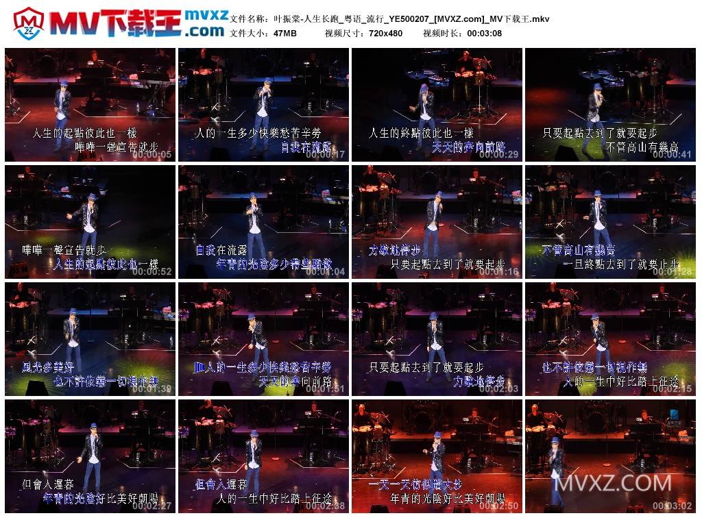 叶振棠-人生长跑_粤语_流行_YE500207